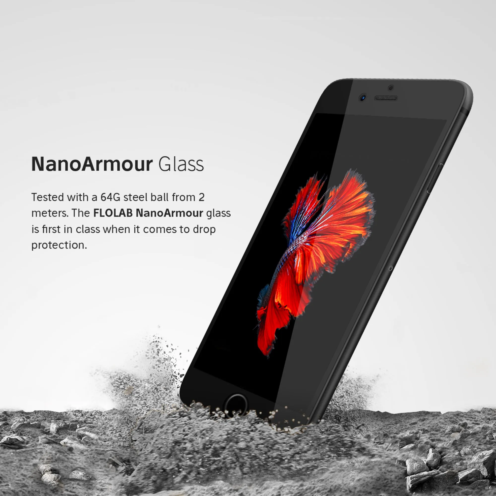 NanoArmour iPhone 7 Plus Tempered Glass Screen Protector