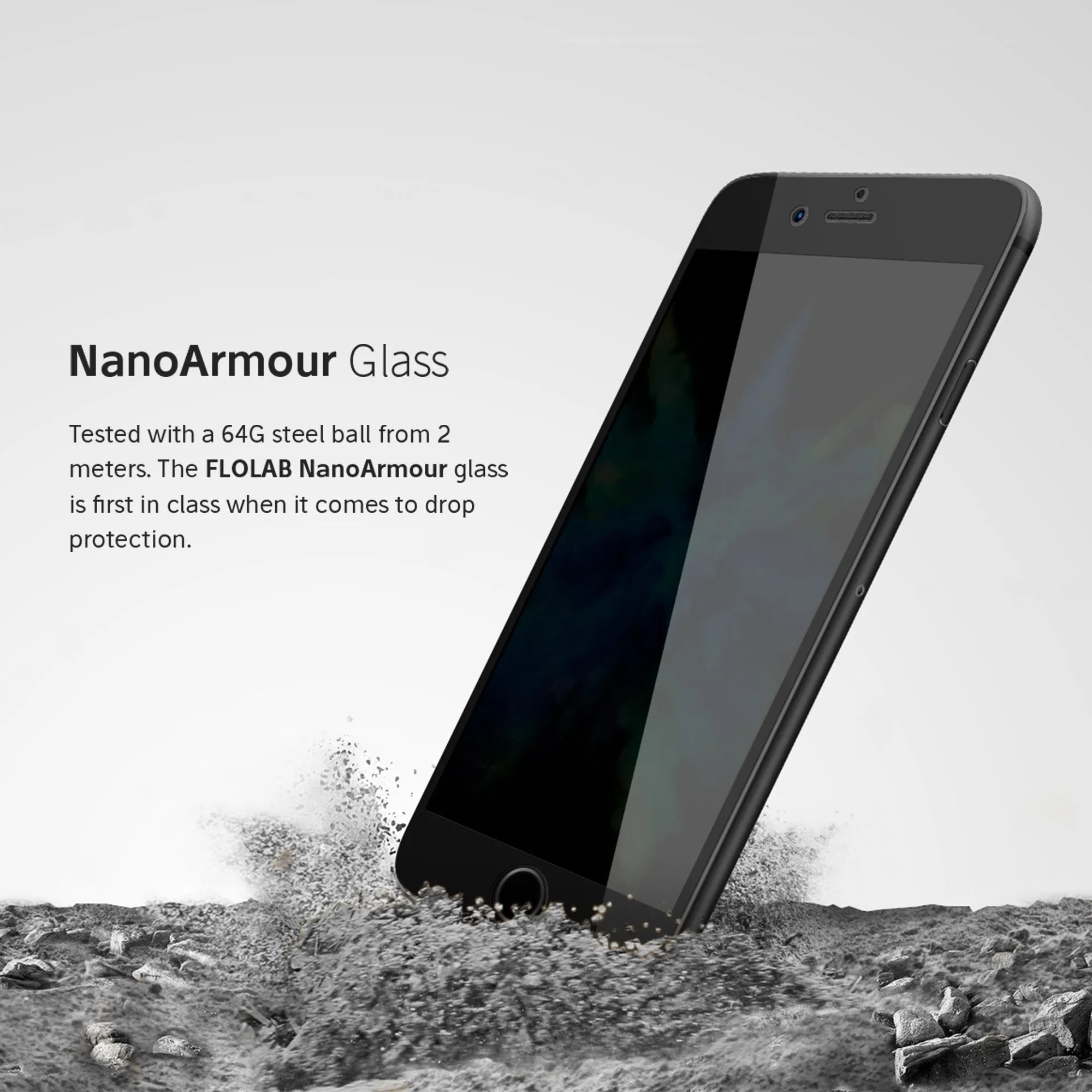 NanoArmour iPhone 8 / 7 Privacy Screen Protector