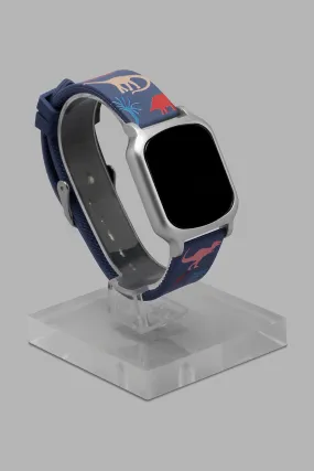 Navy Dino Digital Watch