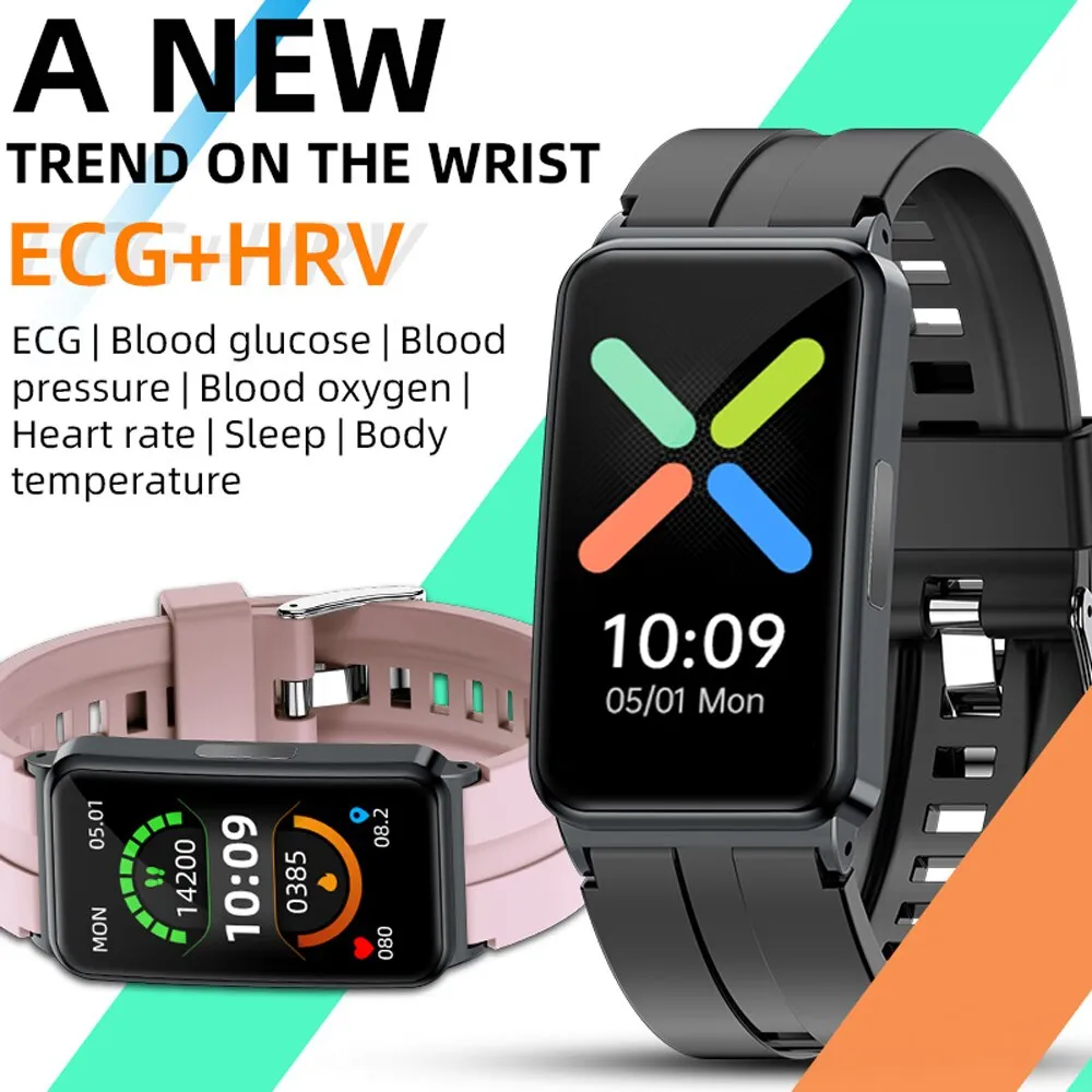 New Blood Glucose Sugar Smart Band Watch