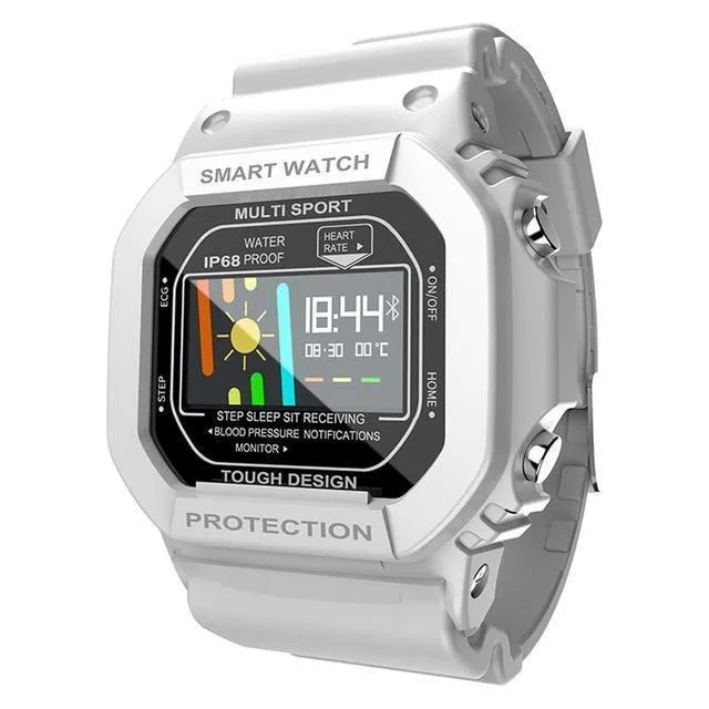 New Bluetooth IP68 Waterproof Colour Touch Screen Heart Rate Monitor Digital Smartwatch For Android iOS