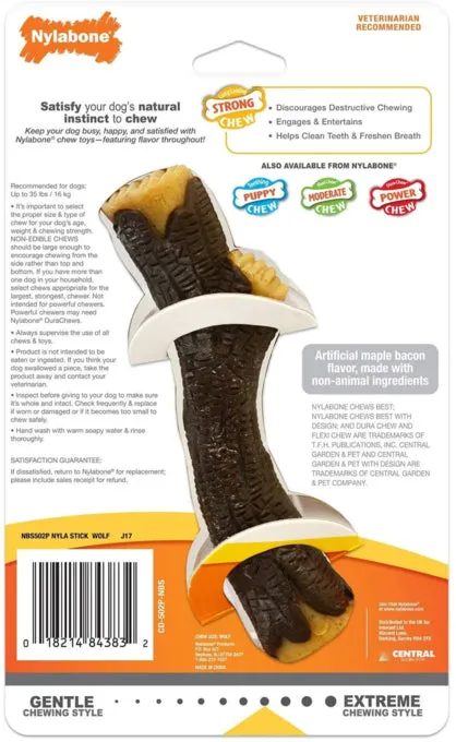 Nylabone Strong Chew Wood Stick Dog Toy