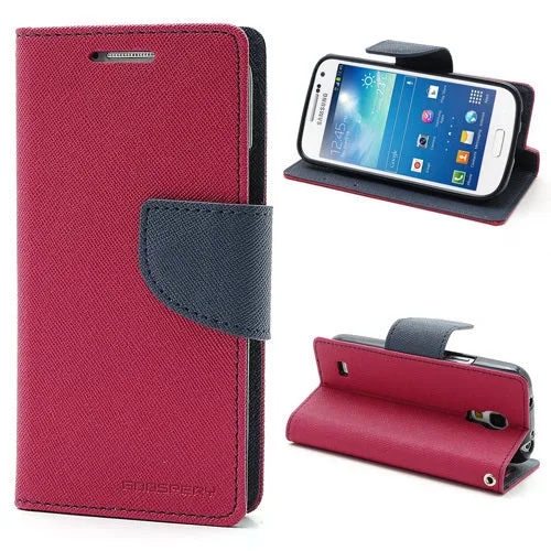 Original Mercury Double Color Leather Flip Case Cover For Samsung Galaxy S4 S5 S6 S8 A3 A5 A7 J1 J3 J5 J7 2016 2017 Prime Cases