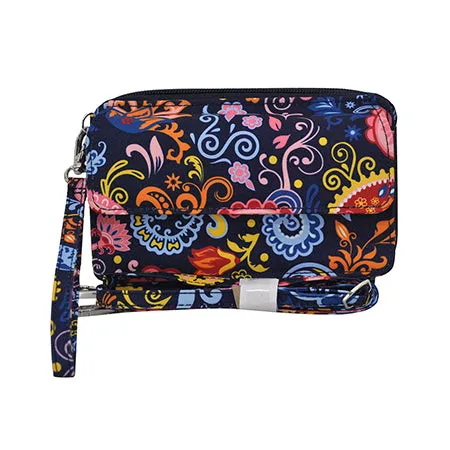 Paisley Whirl NGIL Canvas All in One Wallet