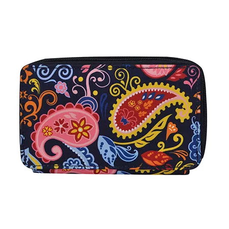 Paisley Whirl NGIL Canvas All in One Wallet