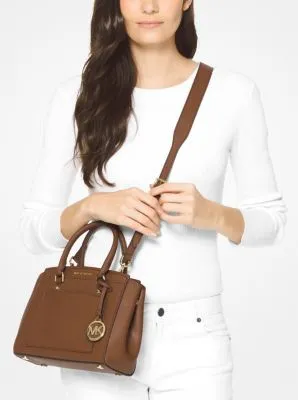 Park Medium Saffiano Leather Satchel