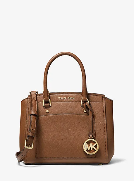 Park Medium Saffiano Leather Satchel