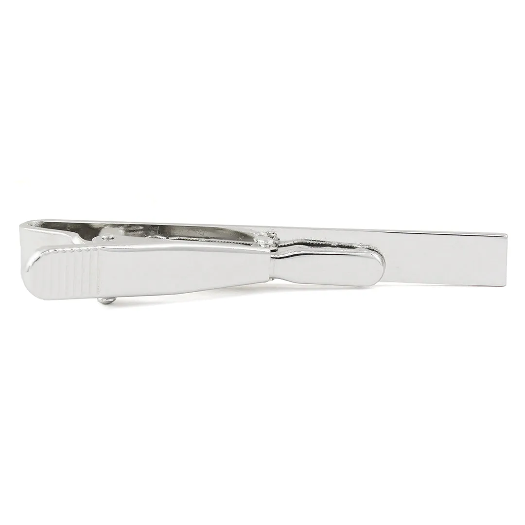 Peluche Sleekly Silver Matt Tie Pin