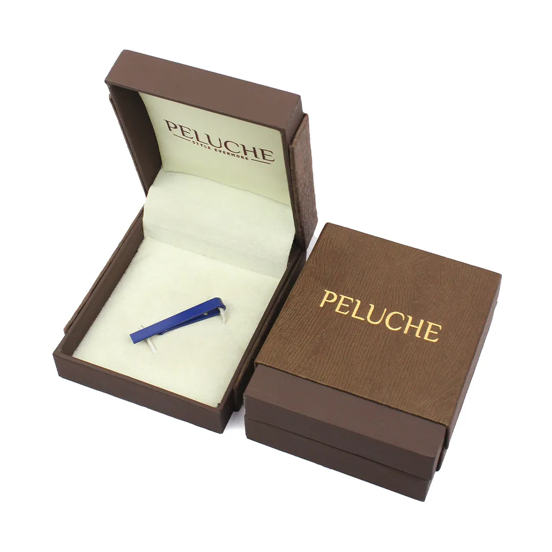 Peluche Slim Tie Bar Royal Blue Tie Pin