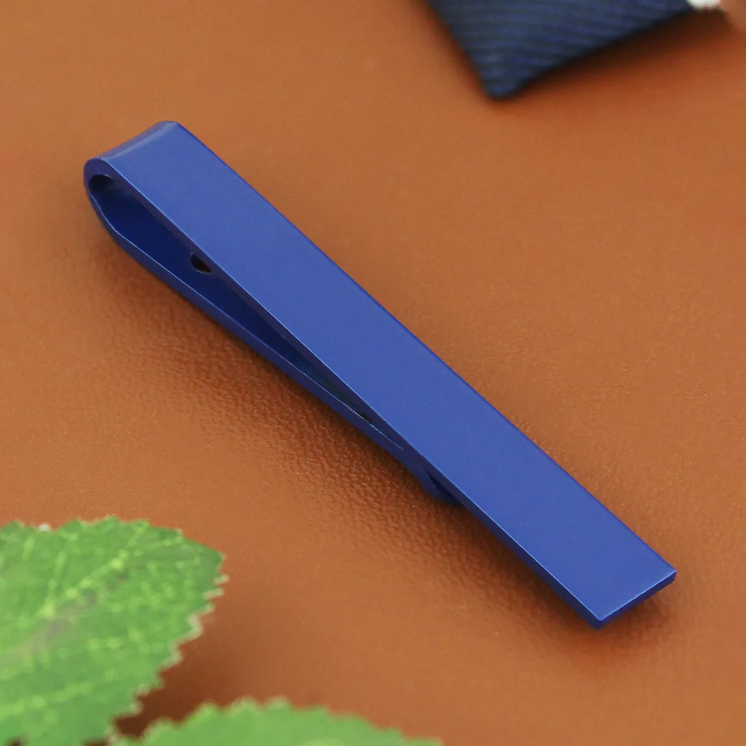 Peluche Slim Tie Bar Royal Blue Tie Pin