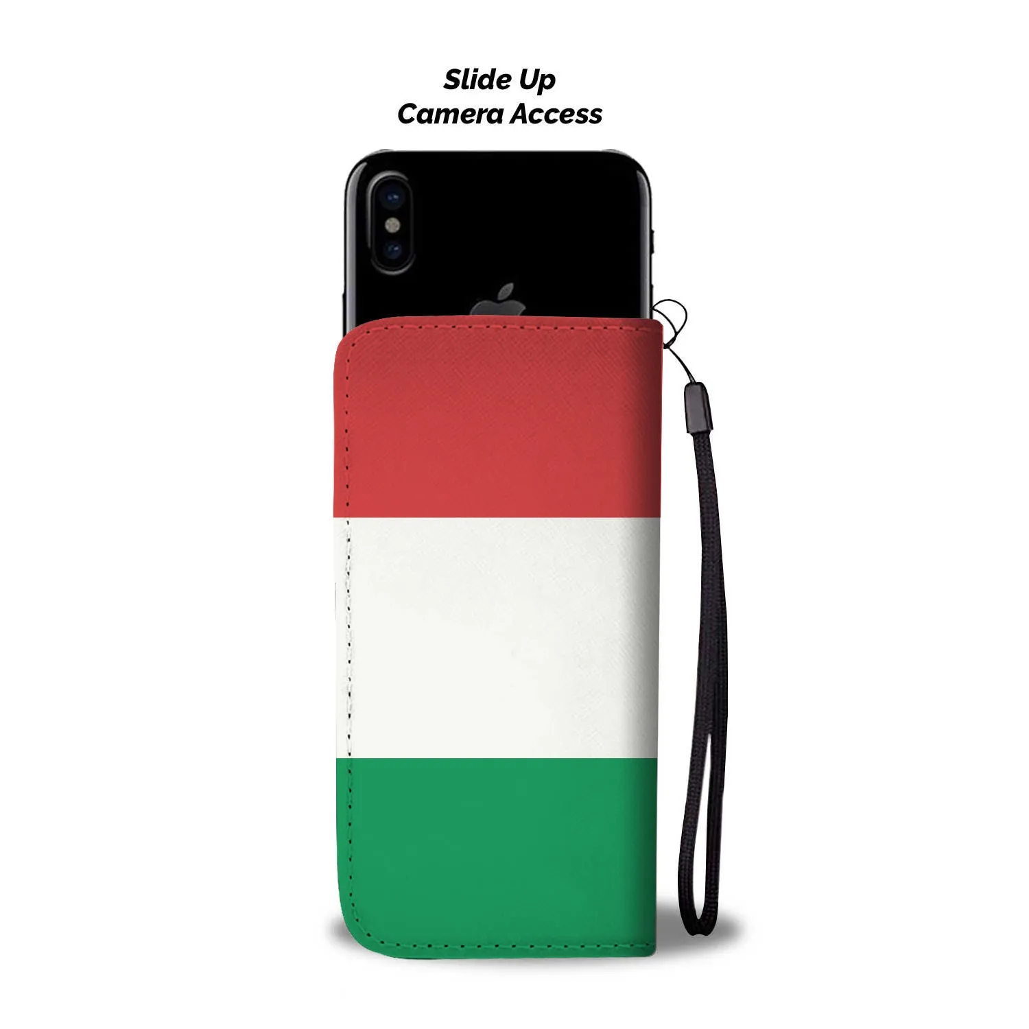 Personalized Italy Flag Phone Wallet Case