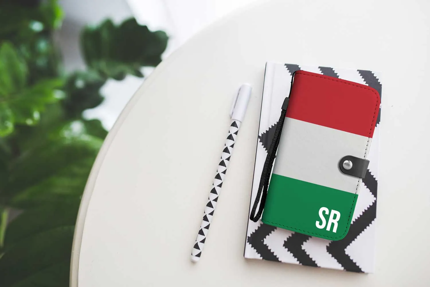 Personalized Italy Flag Phone Wallet Case