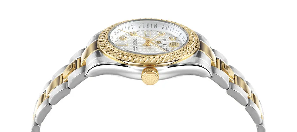 Philipp Plein Rock Couture Ladies  Silver Watch PWDAA0521