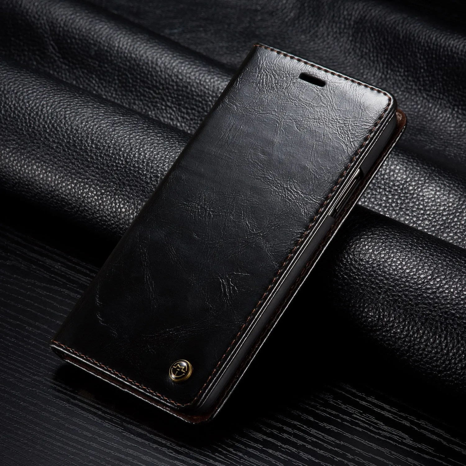 Phone case leather phone case wallet card holder protective cover