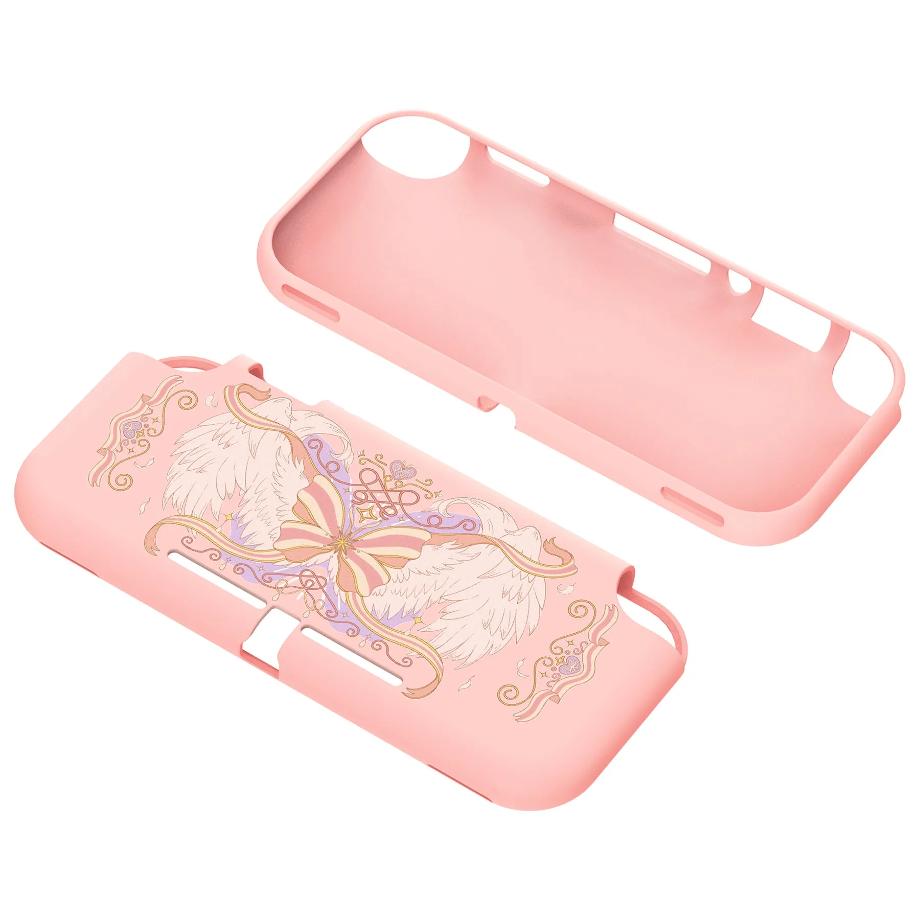 PlayVital Magic Wings Custom Protective Case for NS Switch Lite, Soft TPU Slim Case Cover for NS Switch Lite - LTU6032