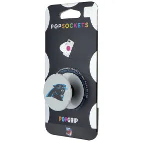 PopSockets PopGrip Expanding Stand and Grip w/Swappable Top - NFL Panthers Logo