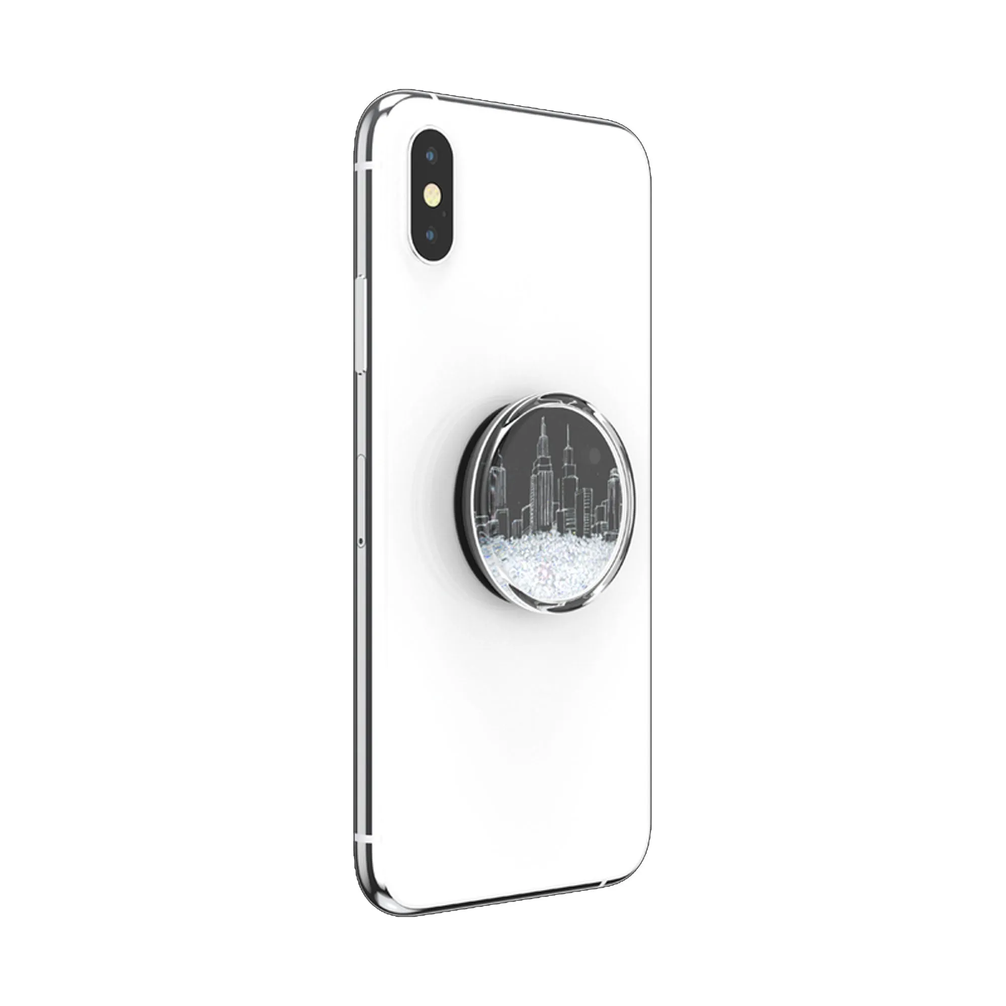 Popsockets PopGrip Luxe Swappable - Tidepool  Snow Globe City Scape (Barcode : 842978186344 )