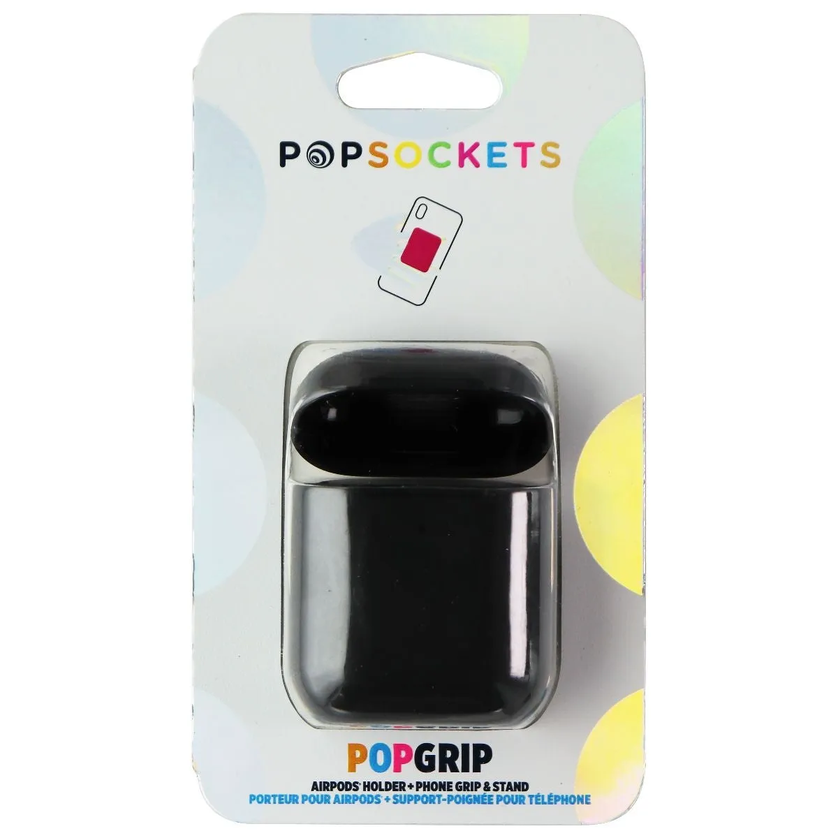 PopSockets PopGrip Series Airpods Holder   Phone Grip/Stand - Black