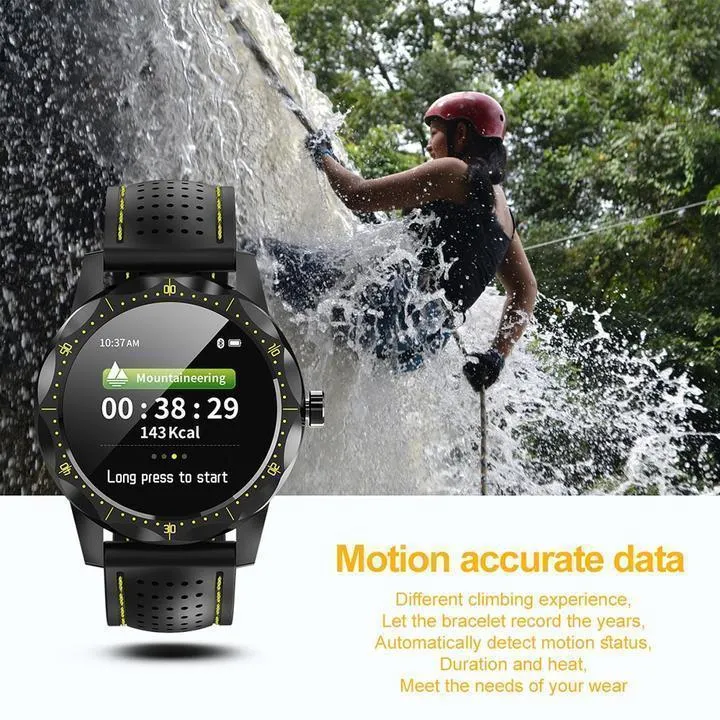 Premium Waterproof Smart Watch For Men compatible with Android & iOS