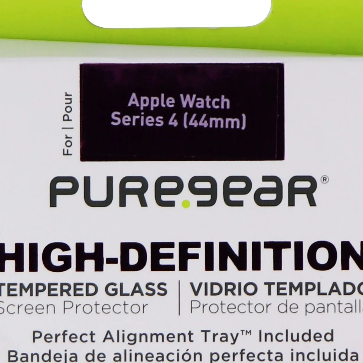 PureGear HD Tempered Glass Screen Protector for Apple Watch Series 6/SE/5/4 44mm