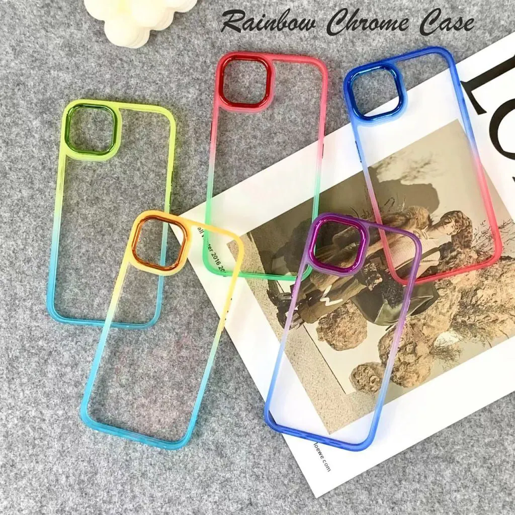 Rainbow Chrome Hard Case For Realme