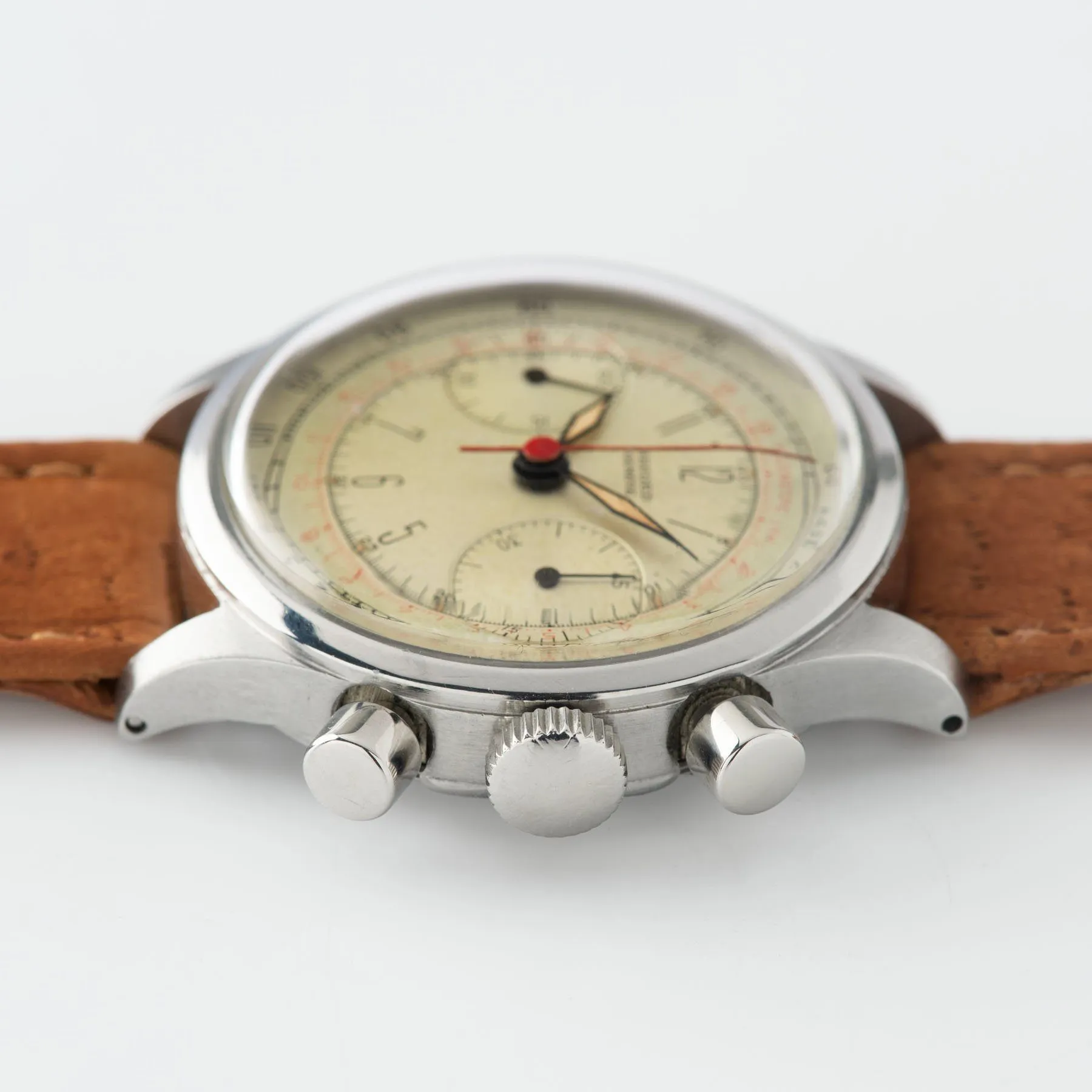 Record Geneve Chrono Waterproof Case 1940s