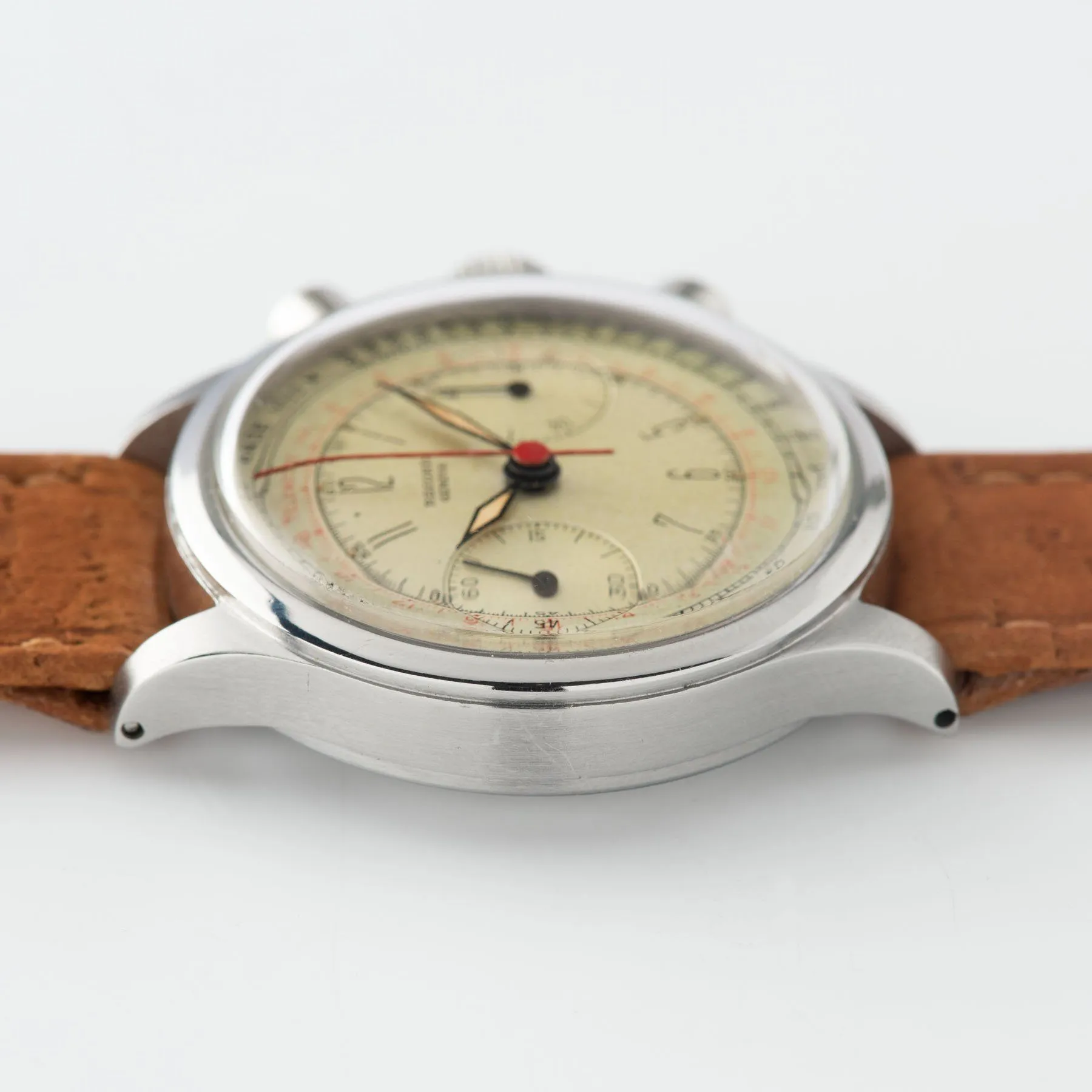 Record Geneve Chrono Waterproof Case 1940s