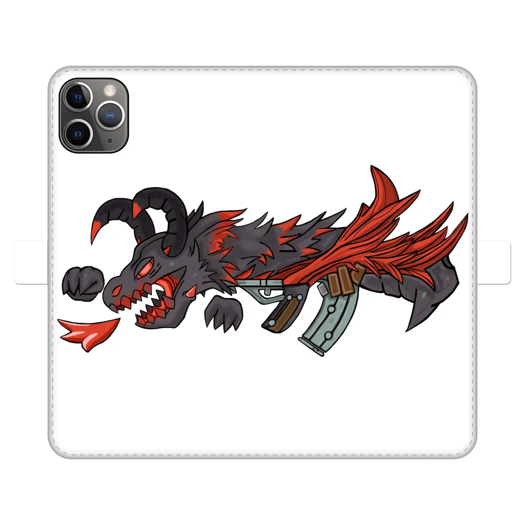 Red Dragon Gun Fully Printed Wallet Cases