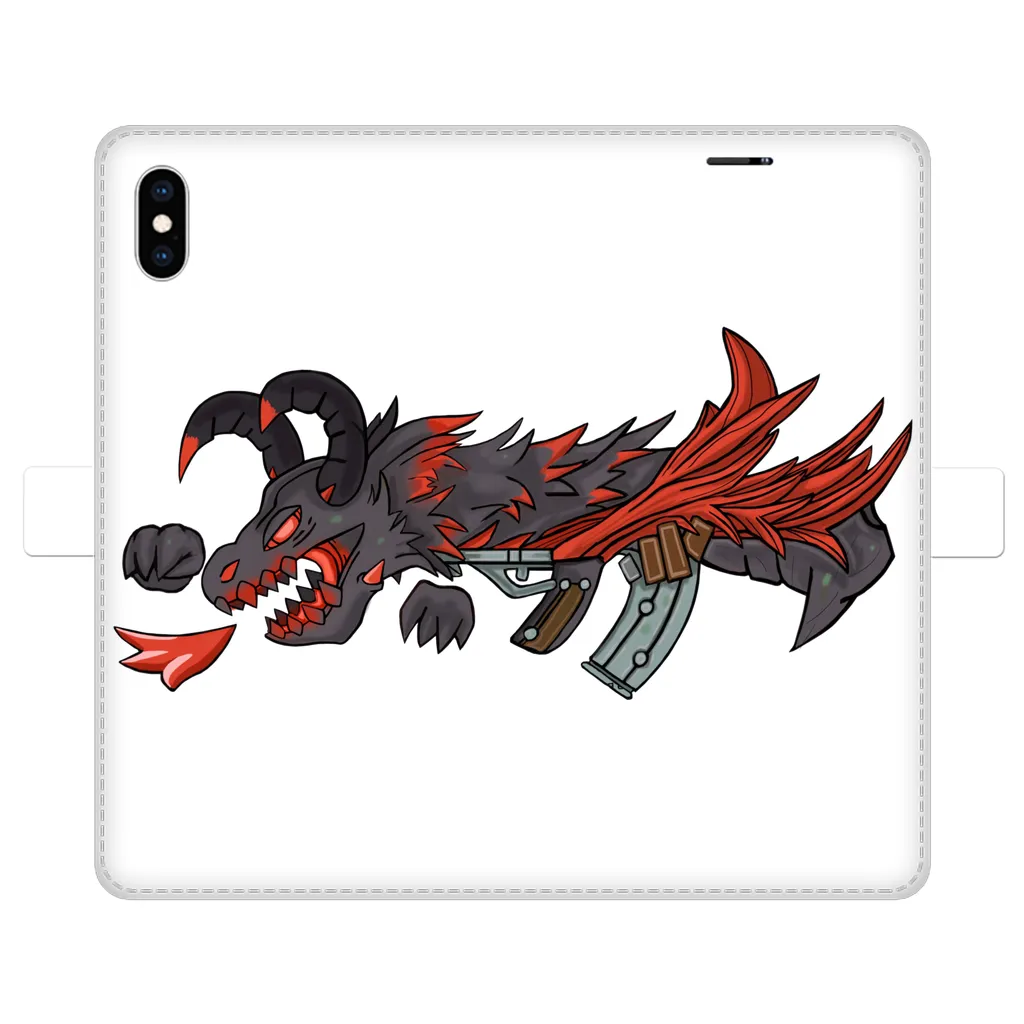 Red Dragon Gun Fully Printed Wallet Cases