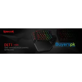 Redragon K585 Diti One-handed Rgb Mechanical Gaming Keyboard