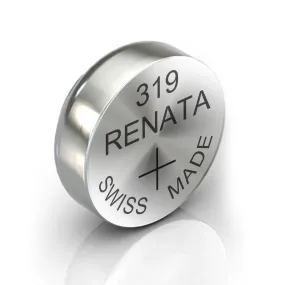 Renata 319 Watch Battery Swiss Made Silver Coin SR527SW 1.55V All Pack