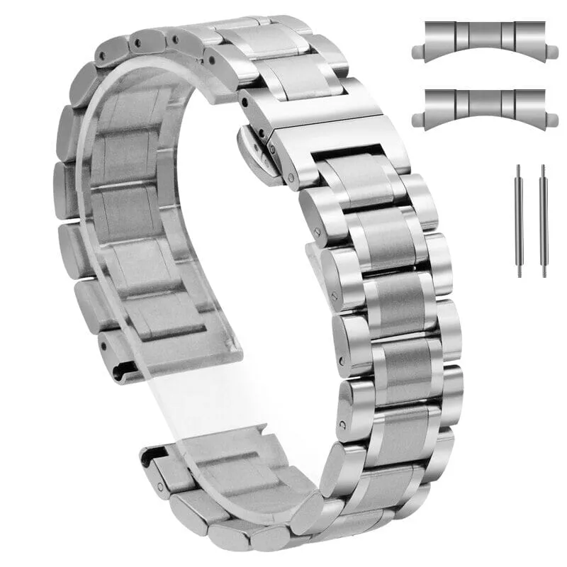 Replacement Stainless Steel Watch Straps compatible with Garmin Lily 2