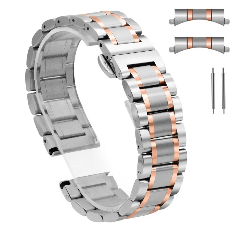 Replacement Stainless Steel Watch Straps compatible with Huawei Band 8