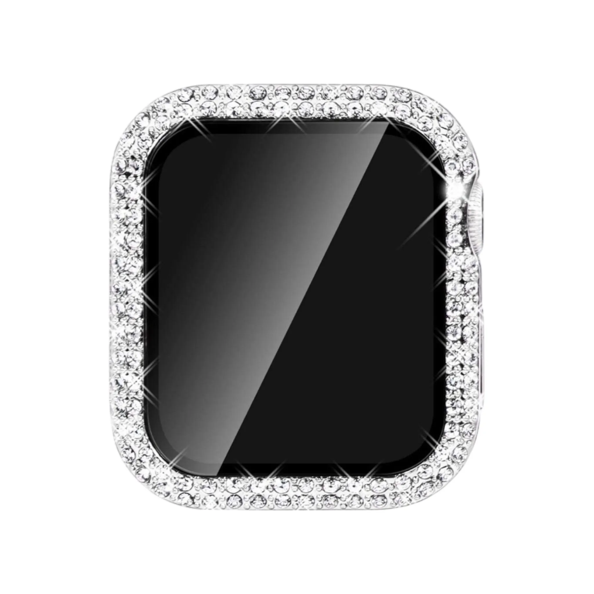 Rhinestone Tempered Glass Case Cover