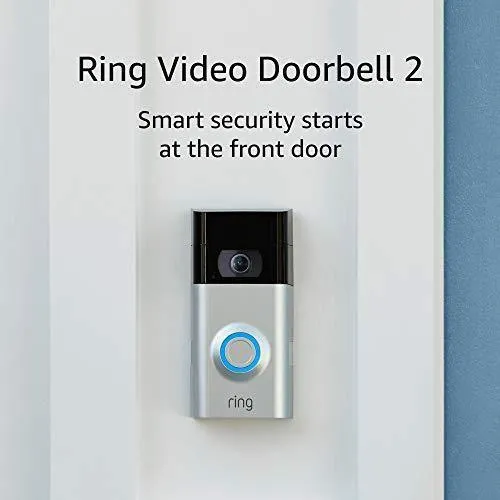 Ring Video Doorbell 2 with HD Video, Motion Activated Alerts, Easy Installation