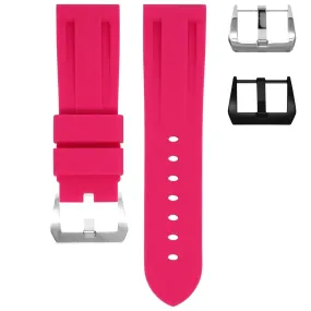 RUBBER STRAP FOR BREITLING PROFESSIONAL - SOUTH BEACH PINK