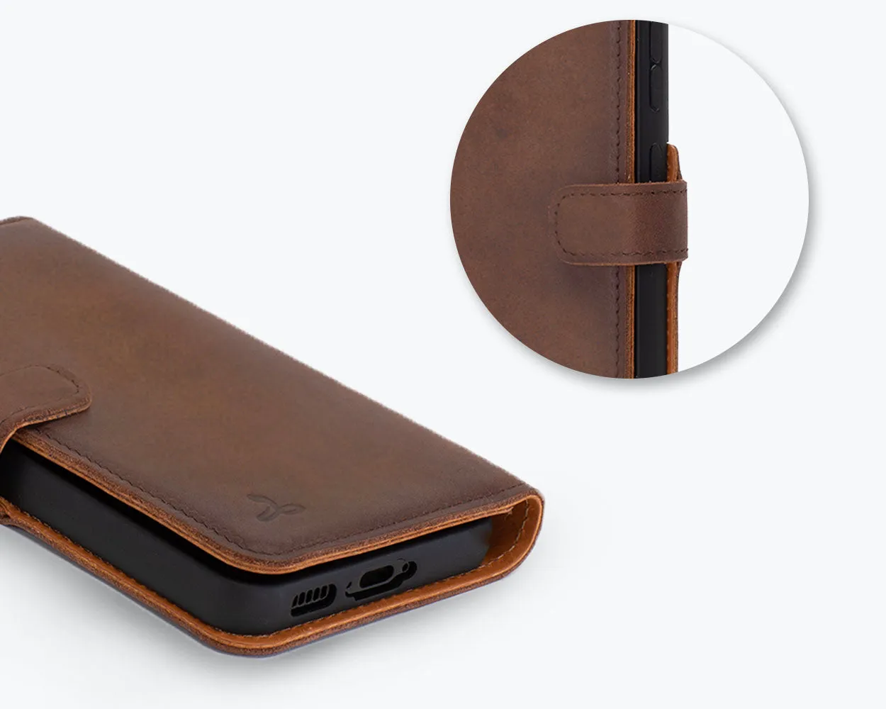 Samsung Galaxy S23 - Vintage Leather Wallet