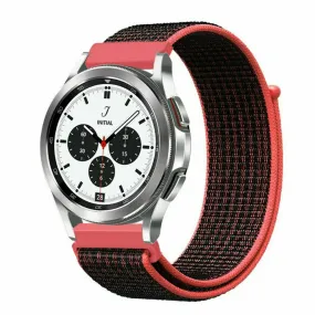 Samsung Galaxy Watch 3 45mm /46mm / Gear S3 Frontier / Classic / Watch GT 2 46mm | Nylon Strap Watch Band   | Plum