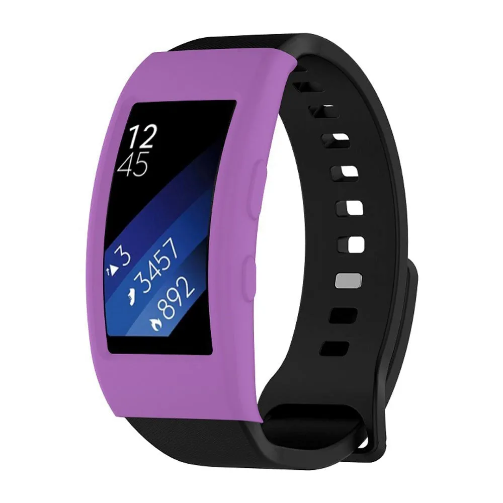 Samsung Gear Fit2 Pro Silikone Cover - Lilla