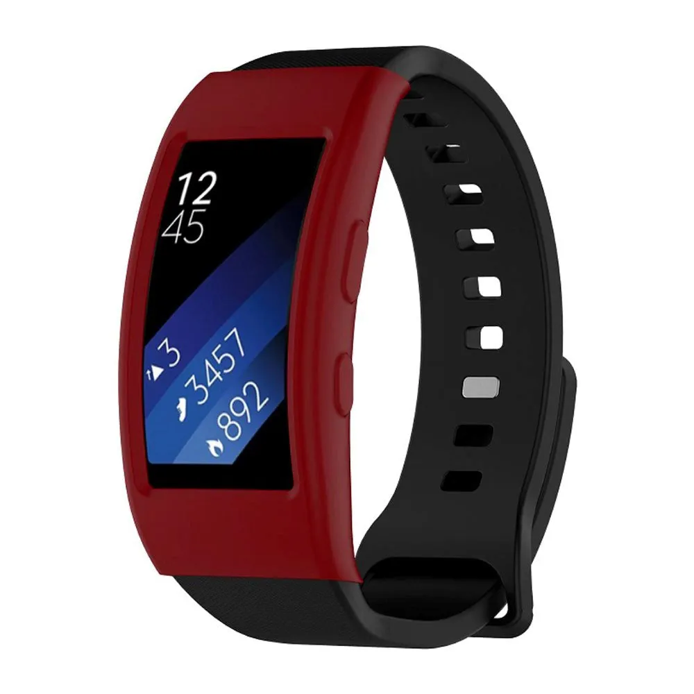 Samsung Gear Fit2 Pro Silikone Cover - Rød