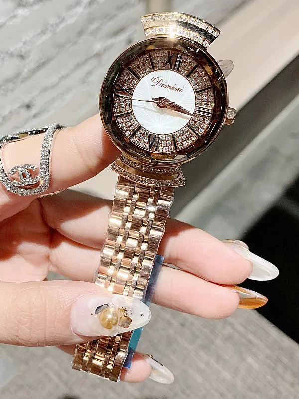 Scalloped Pattern Stainless steel Women's Watch