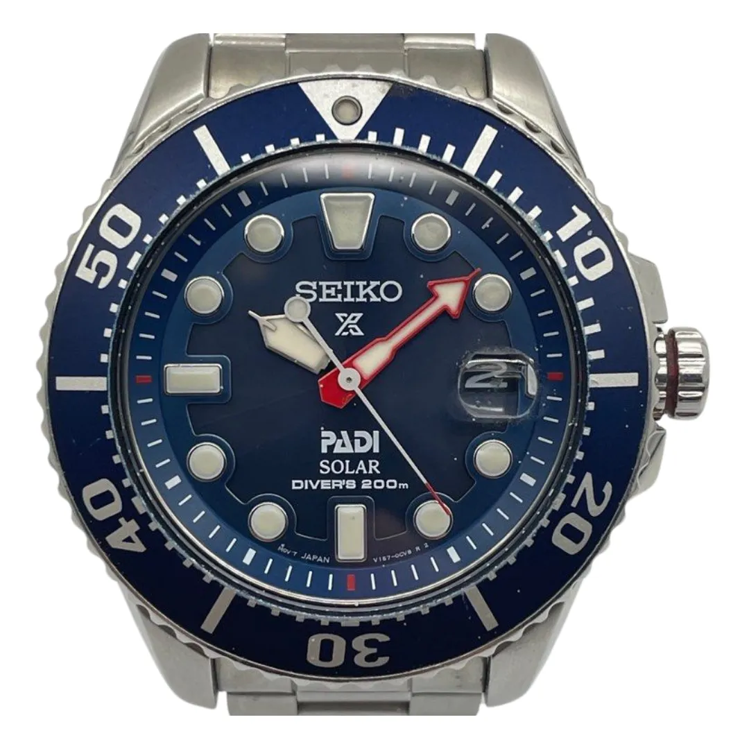 Seiko Prospex Padi Solar 42.5mm Blue Dial Watch SNE549P1