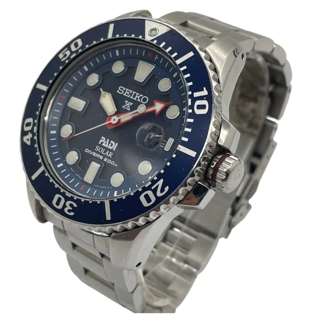 Seiko Prospex Padi Solar 42.5mm Blue Dial Watch SNE549P1