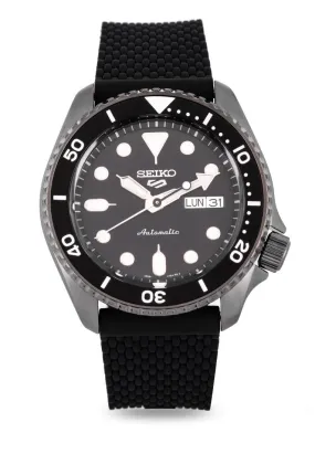 SEIKO SRPD65K2 Silicone Strap Automatic Watch Men