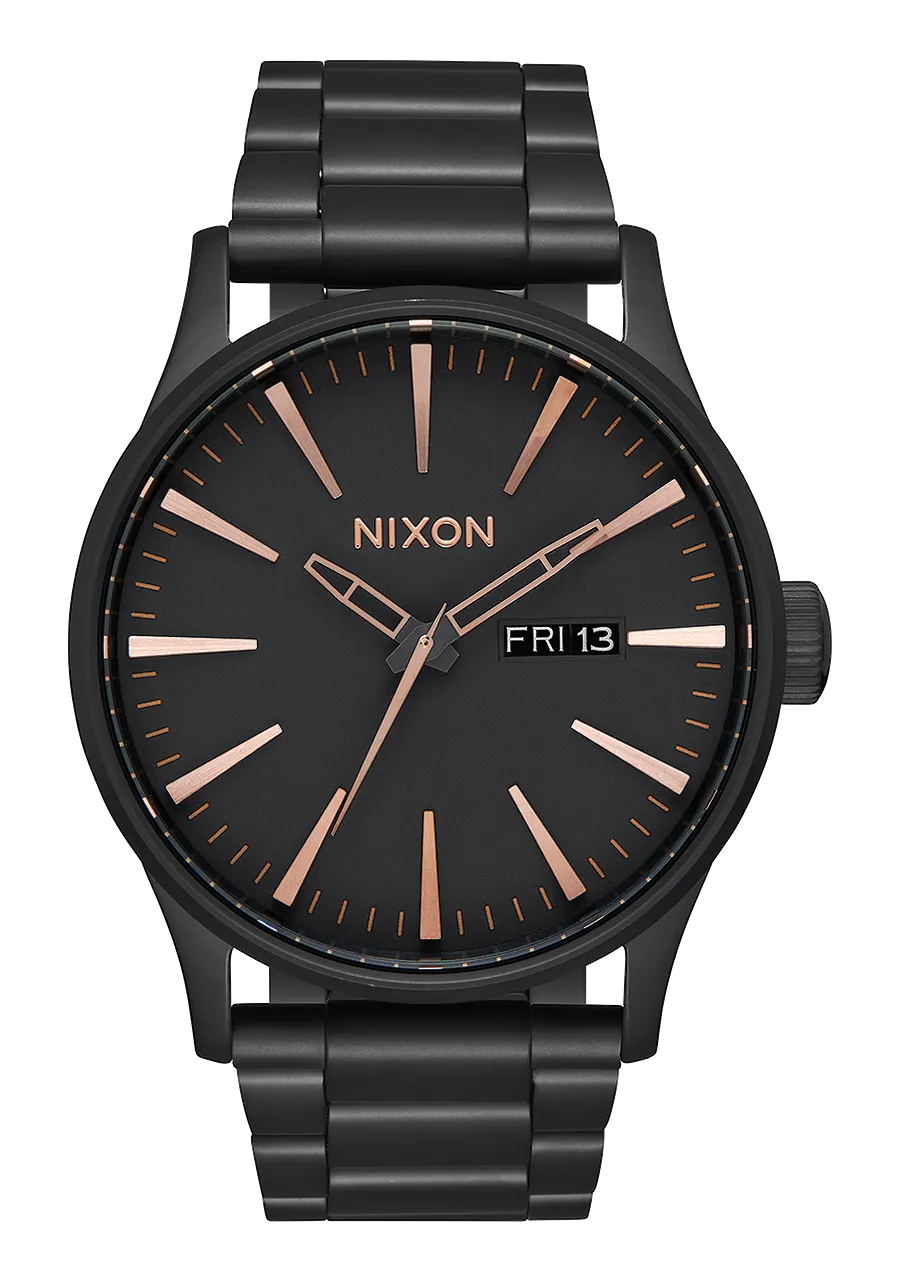 Sentry Stainless Steel - All Black / Rose Gold