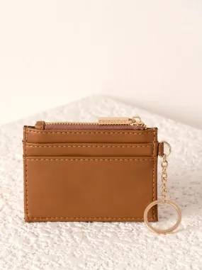 Shiraleah Charlie Card Case, Tan