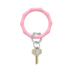 Silicone Big O® Key Ring - Cotton Candy Bamboo