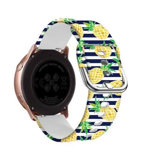 Silicone Pattern Watch Straps compatible with the Ryze Flex Smart Watch