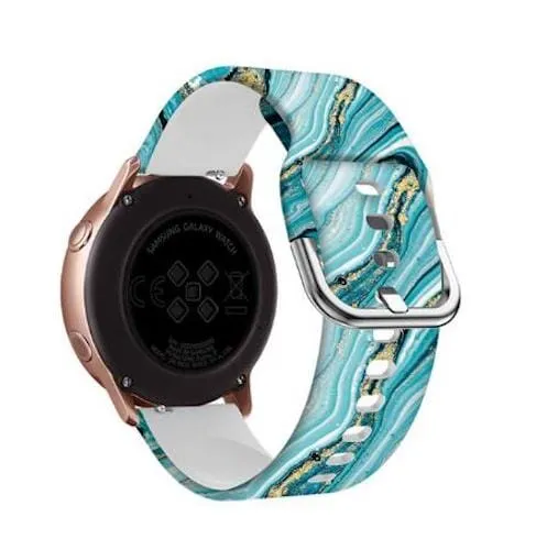 Silicone Pattern Watch Straps compatible with the Ryze Flex Smart Watch