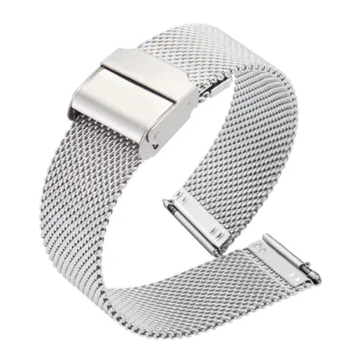 Silver Loop Watch Band